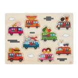 Houten Knopjes Puzzel Foodtruck