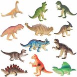 Set van 12 stoere dino's