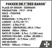 Cobi Fokker Dr.1 Red Baron
